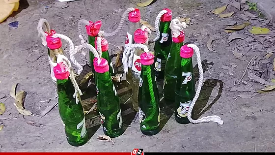 রাজশাহীতে পেট্রোল বোমা ও ককটেল উদ্ধার