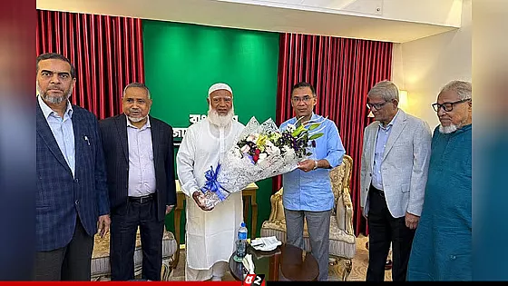জামায়াত আমিরের বাসায় তারেক রহমান