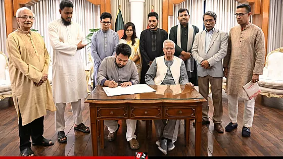 জুলাই সনদে স্বাক্ষর করলো এনসিপি