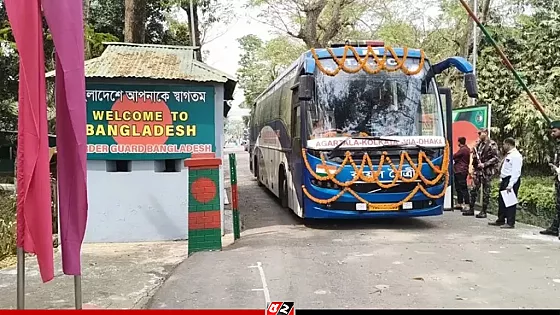 ফের ভারত-বাংলাদেশ বাস সার্ভিস চালু