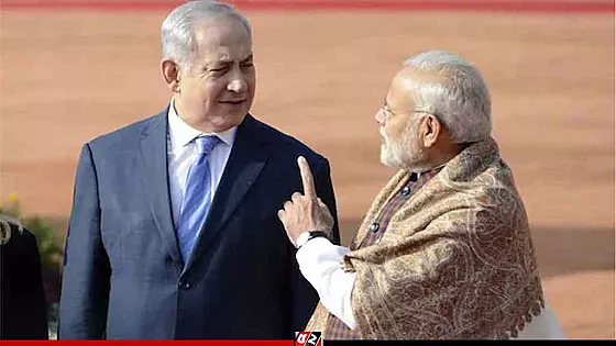 নেতানিয়াহুকে সংঘাতের ইতি টানার আহ্বান মোদির