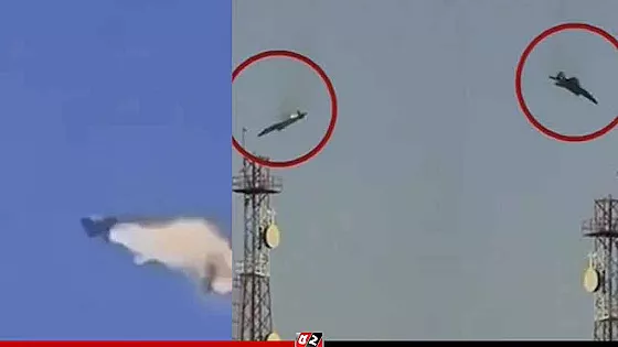 কুয়েতের আকাশে মার্কিন এফ-১৫ যুদ্ধবিমান বিধ্বস্ত 