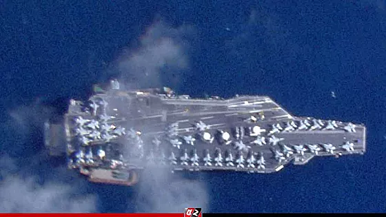 মার্কিন রণতরী আব্রাহাম লিঙ্কনে ইরানের ব্যালিস্টিক ক্ষেপণাস্ত্র হামলা 