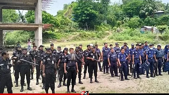 জঙ্গল সলিমপুরে যৌথ বাহিনীর বড় অভিযান,