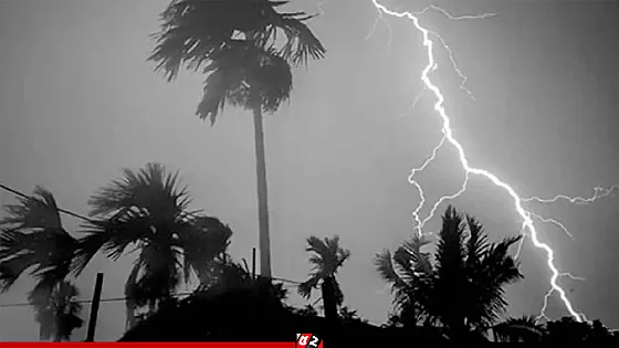 দেশের ৪ অঞ্চলে রাত ১টার মধ্যে ঝড়ের পূর্বাভাস