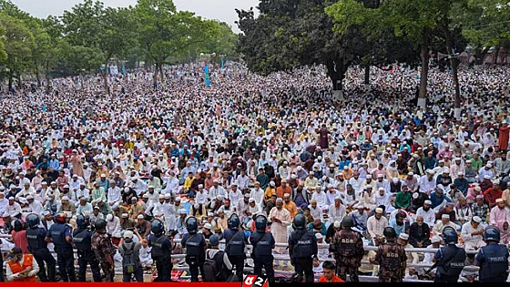 শোলাকিয়ায় ১৯৯তম ঈদ জামাত অনুষ্ঠিত