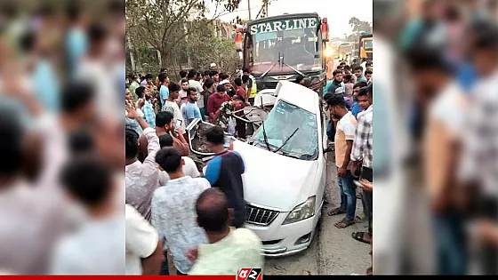 কুমিল্লায় বাস-প্রাইভেটকার সংঘর্ষে নিহত ৪