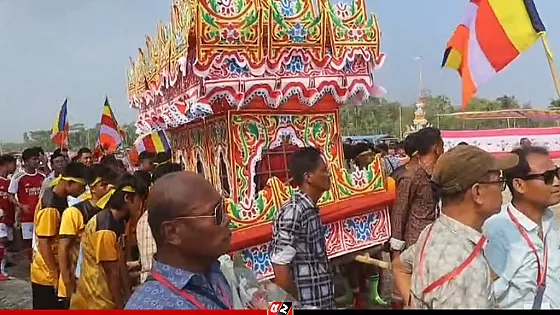 মৃত্যুর ৯৯ দিন পর শেষ হলো রাখাইন সংঘরাজের অন্ত্যেষ্টিক্রিয়া অনুষ্ঠান