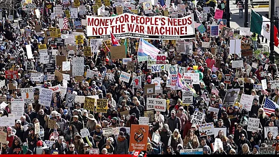 ইরান যুদ্ধের প্রতিবাদে বিক্ষোভে উত্তাল যুক্তরাষ্ট্র-ইউরোপ