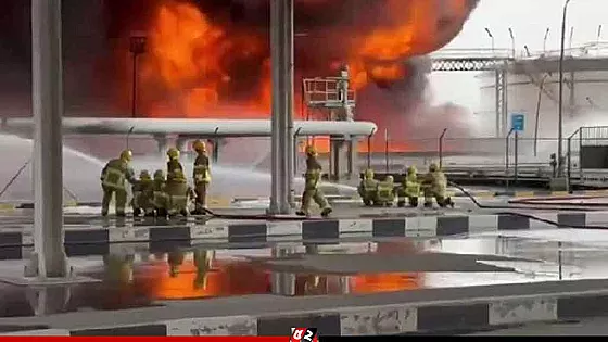 ইরানের ড্রোন হামলায় জ্বলছে কুয়েত বিমানবন্দর