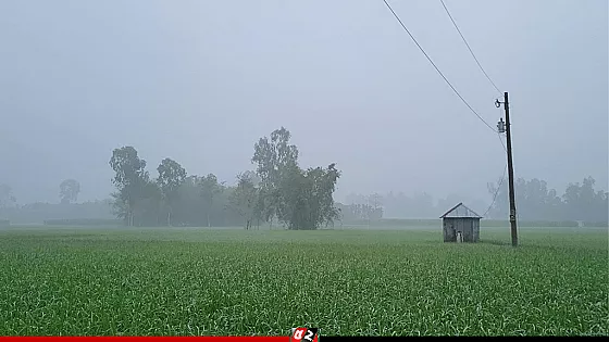 চৈত্রের সকালে হঠাৎ ঘনকুয়াশা 
