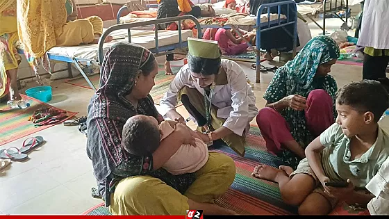 ব্রাহ্মণবাড়িয়ায় হামের উপসর্গ নিয়ে ৫১ শিশু হাসপাতালে, শনাক্ত ৭ জন