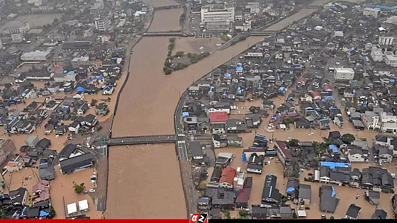 জাপানে বৃষ্টিতে বন্যা ও ভূমিধস, নিহত ১