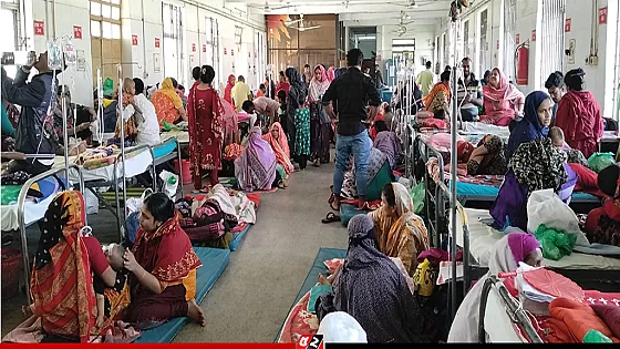 হাম ও হামের উপসর্গ নিয়ে আরও ১১ শিশুর মৃত্যু, হাসপাতালে ১২৩৬