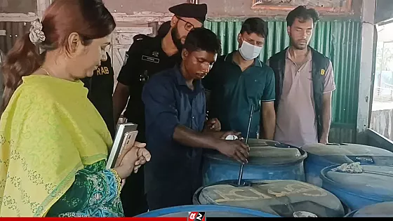 অবৈধভাবে মজুত করা ১০ হাজার লিটার জ্বালানি তেল জব্দ