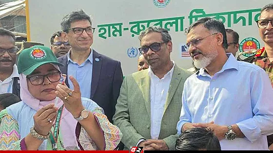 রাজধানীতে হাম-রুবেলা টিকাদান কার্যক্রম শুরু