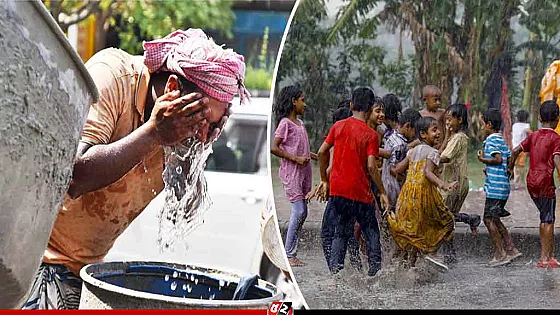 রোদের তাপে পুড়ছে ছয় জেলা, কোথাও কোথাও বজ্রবৃষ্টির আভাস