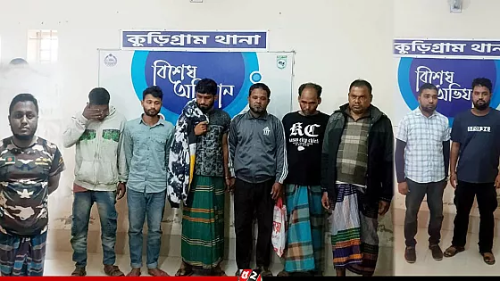 ১০ চোরাই মোটরসাইকেল উদ্ধার, গ্রেপ্তার ৯