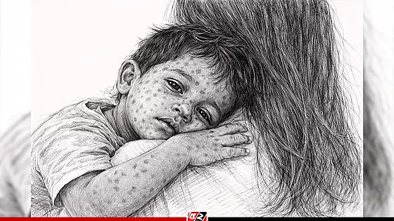 হাম ও উপসর্গ নিয়ে আরও ৮ শিশুর মৃত্যু, হাসপাতালে ৯৫৯