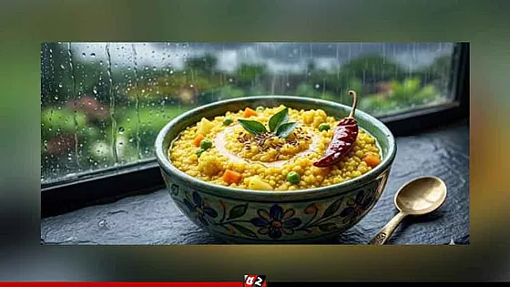 আয় বৃষ্টি ঝমঝম, খিচুড়িতে মিশে যায় স্মৃতির দম