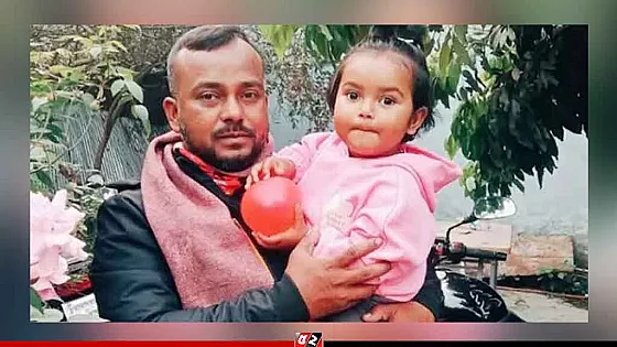 সন্তান কোলে থাকা অবস্থায় বজ্রপাতে প্রাণ গেল যুবকের