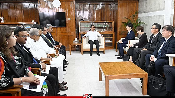 প্রধানমন্ত্রীর সঙ্গে জাপান সরকারের উচ্চপর্যায়ের প্রতিনিধি দলের সাক্ষাৎ