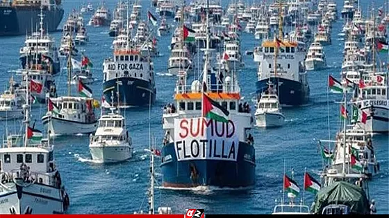 আন্তর্জাতিক জলসীমায় 'গ্লোবাল সুমুদ ফ্লোটিলায়' ইসরাইলি অভিযান