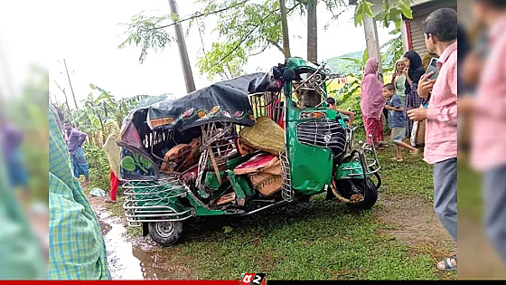 বাস-সিএনজি সংঘর্ষে নিহত ২, আহত ৩