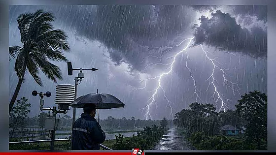 দুপুরের আকাশে ঝড়ের শঙ্কা, ১৩ জেলায় সতর্কতা