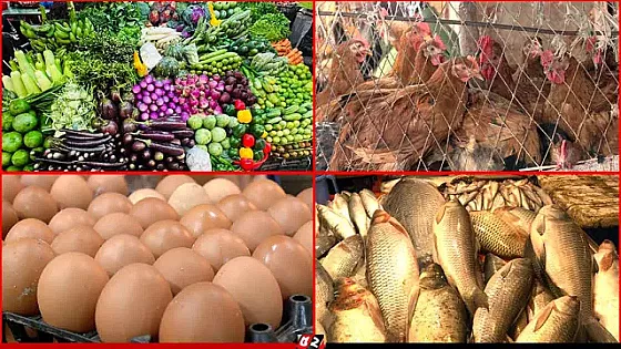 সবজির বাজারে অস্থিরতা, বাড়তি মাছ-মাংসের দাম
