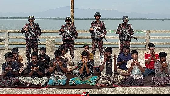 মিয়ানমারে আটক ১৪ জেলেকে ফেরত আনলো বিজিবি