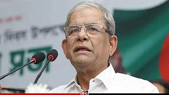 আওয়ামী লীগ পরীক্ষামূলকভাবে ফারাক্কা বাঁধ চালুর অনুমতি দেয় : মির্জা ফখরুল