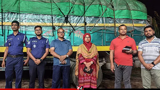 ট্রাকসহ ৬৬৭ বস্তা সরকারি চাল জব্দ, আটক-২ 