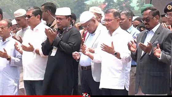 সাবেক প্রতিমন্ত্রী মিজানুর রহমান সিনহার জানাজা সম্পন্ন, অংশ নিয়েছেন প্রধানমন্ত্রী  