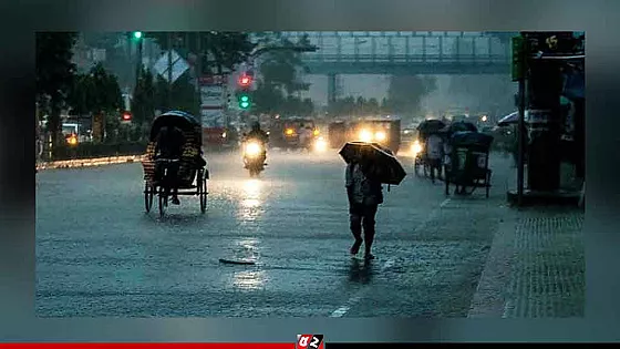 এক পশলা বৃষ্টিতে শীতল হলো রাজধানী