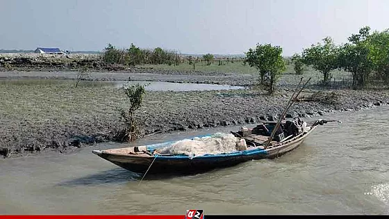 মেঘনা নদীতে বজ্রপাতে জেলের মৃত্যু