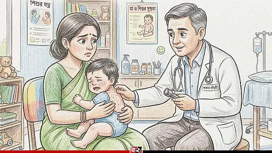 দেশে হাম ও উপসর্গে আরও ১০ শিশুর মৃত্যু