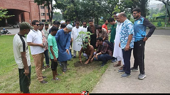 বিশ্ব পরিবেশ দিবসে শেকৃবিতে বৃক্ষরোপণ কর্মসূচি অনুষ্ঠিত