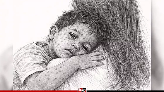 হামের উপসর্গে আরও ৩ শিশুর মৃত্যু, হাসপাতালে ৮৪৭