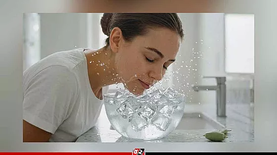 বরফ পানিতে মুখ ডোবালে হতে পারে ‘আইস বার্ন’