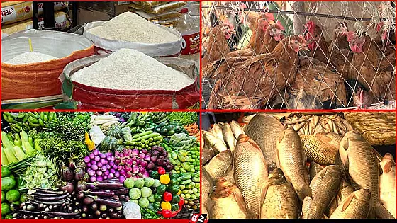 চালের বাজারে অস্থিরতা, কমেছে ডিম-মুরগি