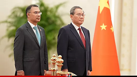 চীনের সঙ্গে দুই চুক্তি ও ১৩ সমঝোতা স্মারক সই
