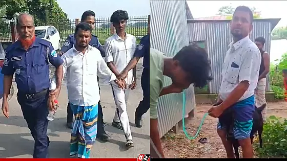 ছাগলকে জোর করে পানি খাওয়ানোর ভিডিও ভাইরাল,  মূল অভিযুক্তসহ গ্রেপ্তার ২