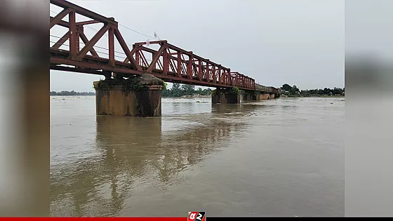 দুধকুমার নদের পানি বিপৎসীমার ওপরে