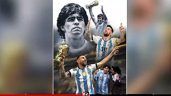 ম্যারাডোনার হাত ধরে, মেসির জাদুতে- বাংলাদেশে আর্জেন্টিনার রাজত্ব