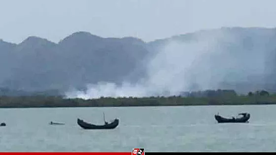 রাখাইনে ফের সংঘর্ষ, দফায় দফায় বিস্ফোরণে কাঁপছে সীমান্ত