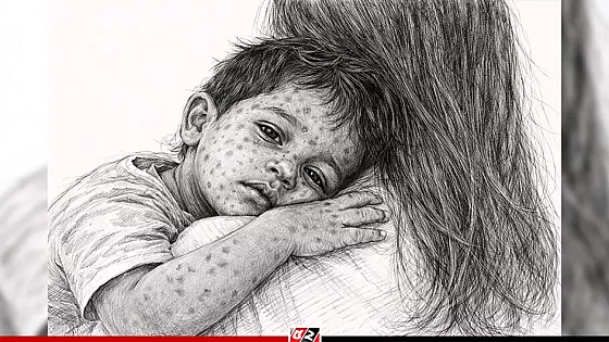 হামের উপসর্গে আরও ৫ শিশুর মৃত্যু,  হাসপাতালে ৮৫১