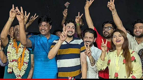 চলচ্চিত্র শিল্পী সমিতির সভাপতি শিবা শানু, সম্পাদক জয় চৌধুরী