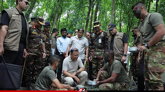  সেনাবাহিনীর গ্রীষ্মকালীন মহড়া পরিদর্শন করলেন প্রধানমন্ত্রী তারেক রহমান