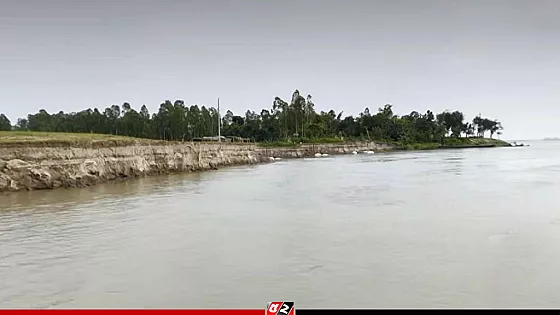 যমুনার ভয়াল ভাঙনে বিপর্যস্ত চরাঞ্চলের মানুষ, ঝুঁকিতে ৩৪ কোটি টাকার বিদ্যুৎ সাবস্টেশন